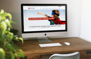 Creazione website e logo ExpoitalyAdv: versione desktop
