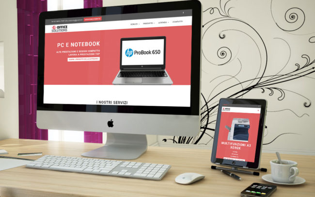 Aggiornamento sito Office Solutions: versione per pc desktop e tablet